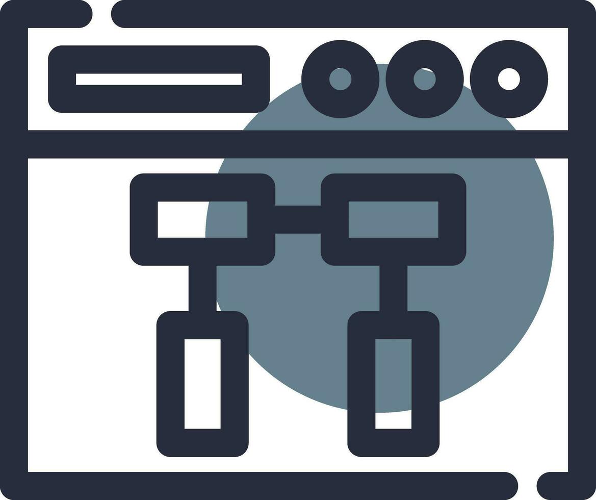 Sitemap Creative Icon Design vector