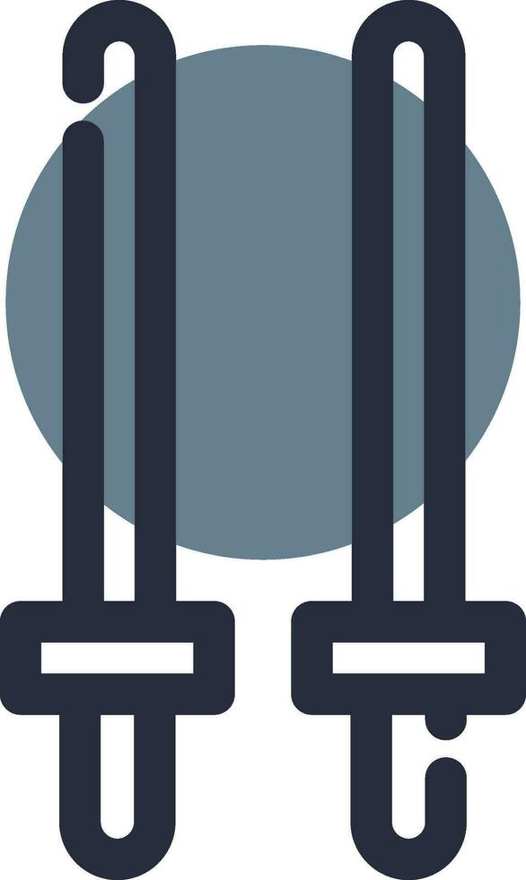 Fencing Creative Icon Design vector