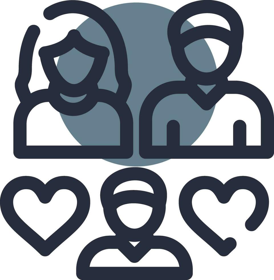 Family Creative Icon Design vector
