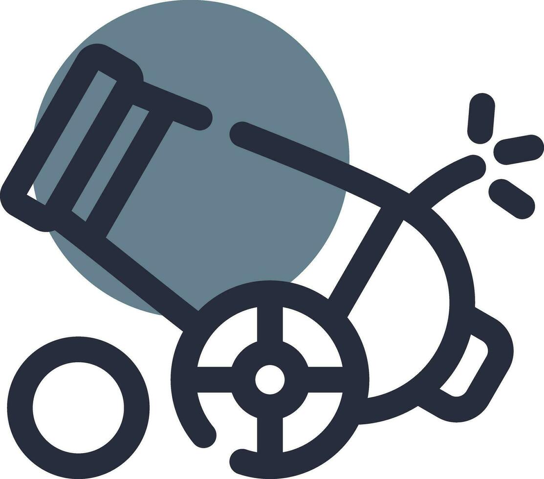 Cannon Creative Icon Design vector