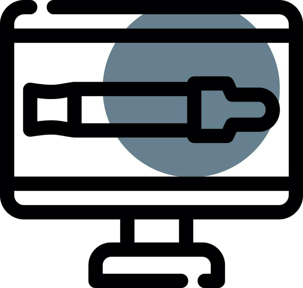 Eyedropper Creative Icon Design vector