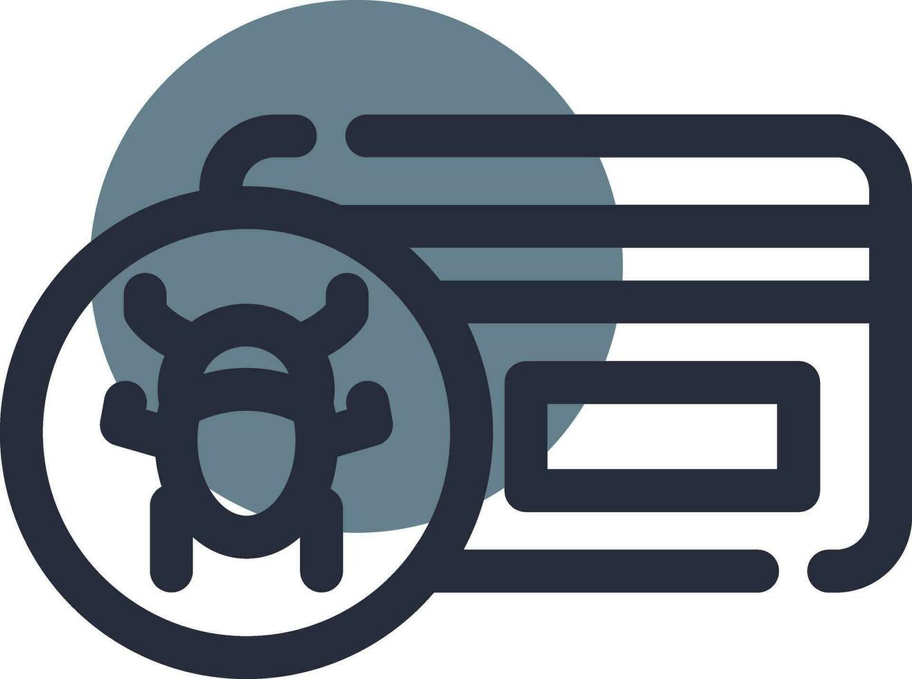 Bug Creative Icon Design vector