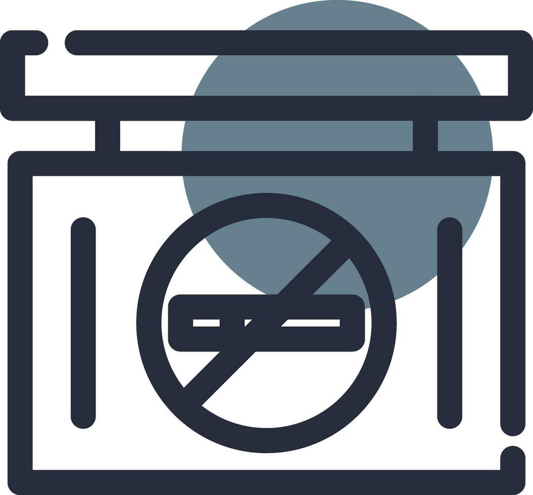 No Smoke Creative Icon Design vector