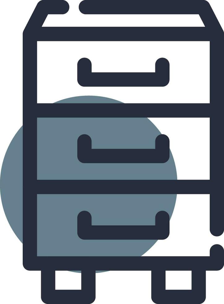 Cabinet Creative Icon Design vector