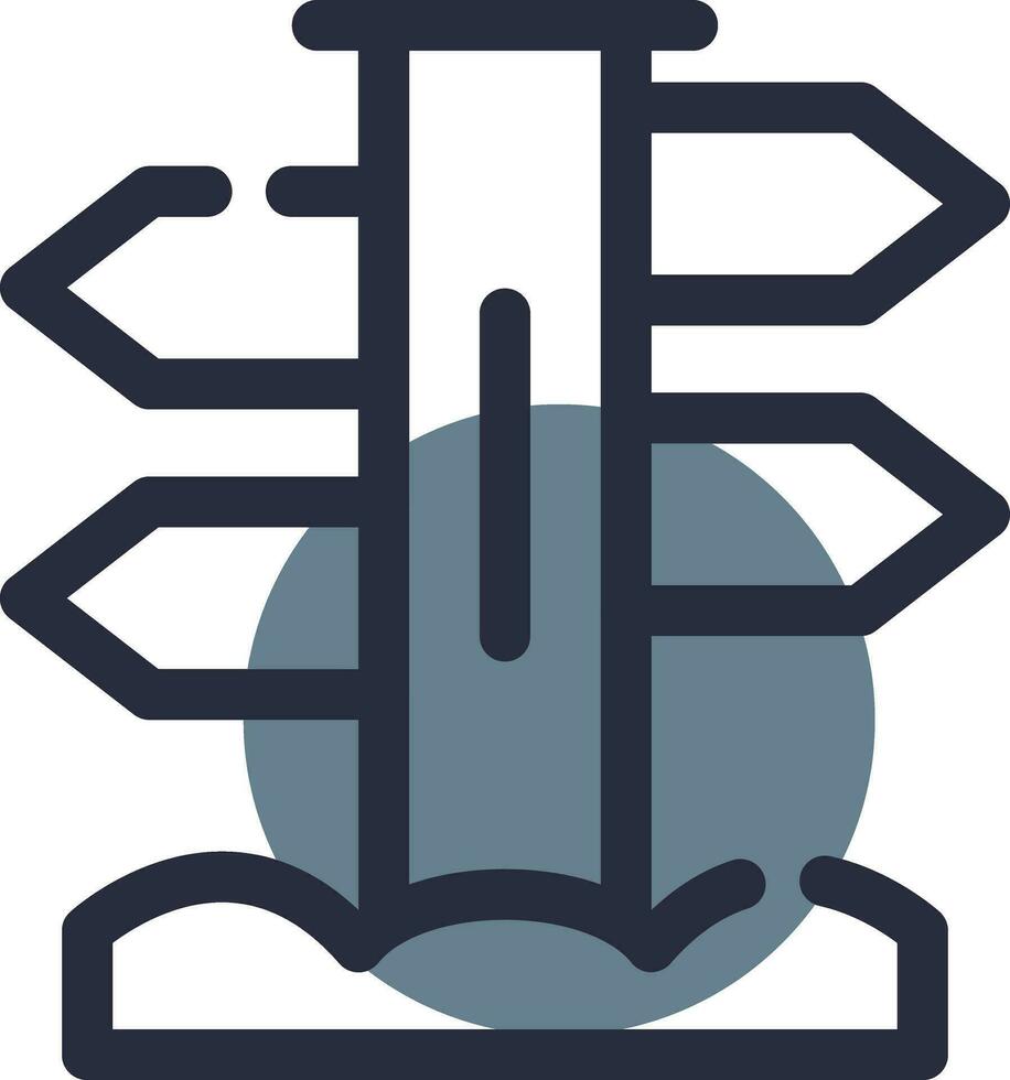 Signpost Creative Icon Design vector