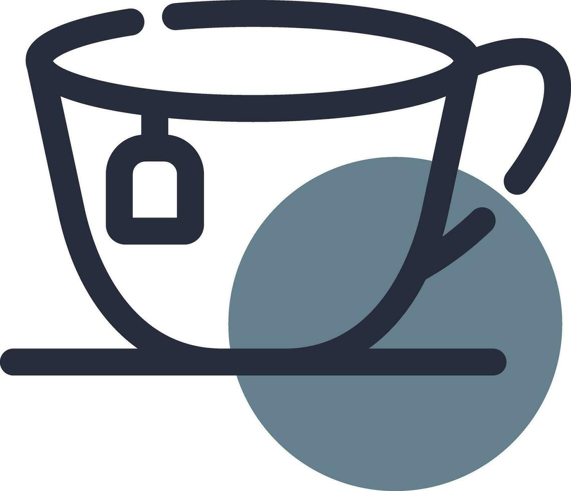 Tea Cup Creative Icon Design vector