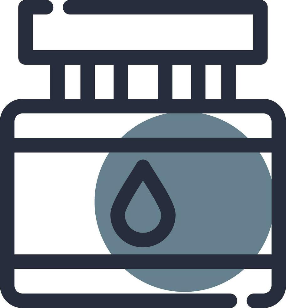 Ink Bottle Creative Icon Design vector