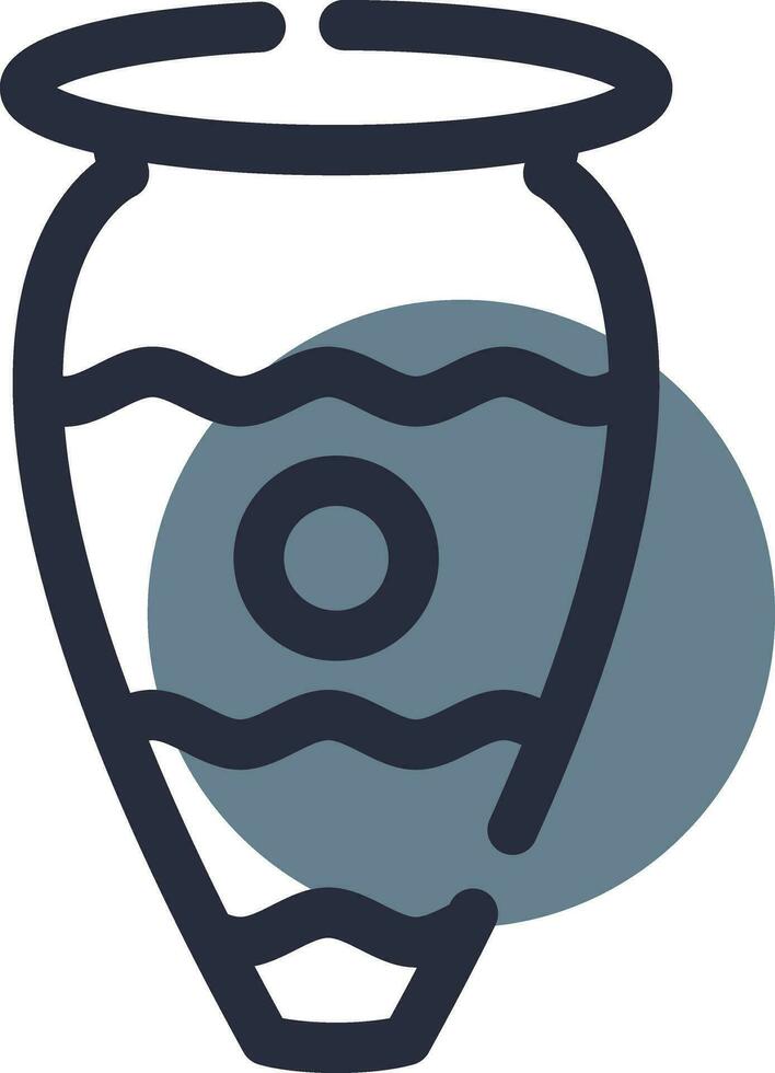 Vase Creative Icon Design vector