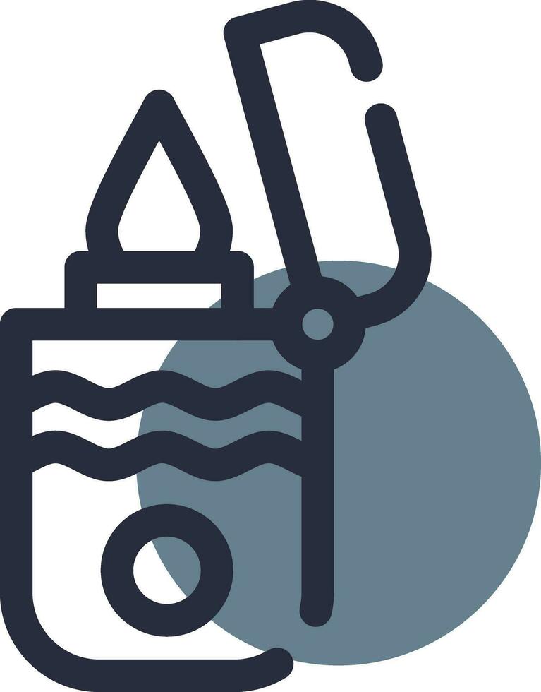 Lighter Creative Icon Design vector