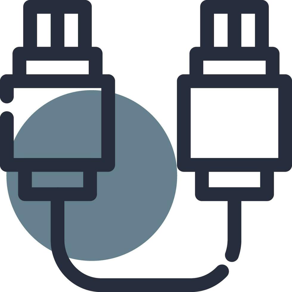 Usb Connection Creative Icon Design vector