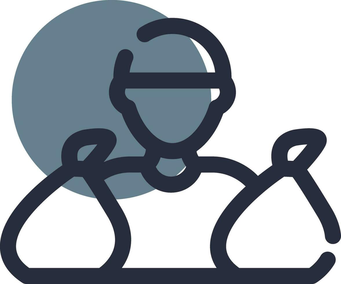 Trash Collector Creative Icon Design vector