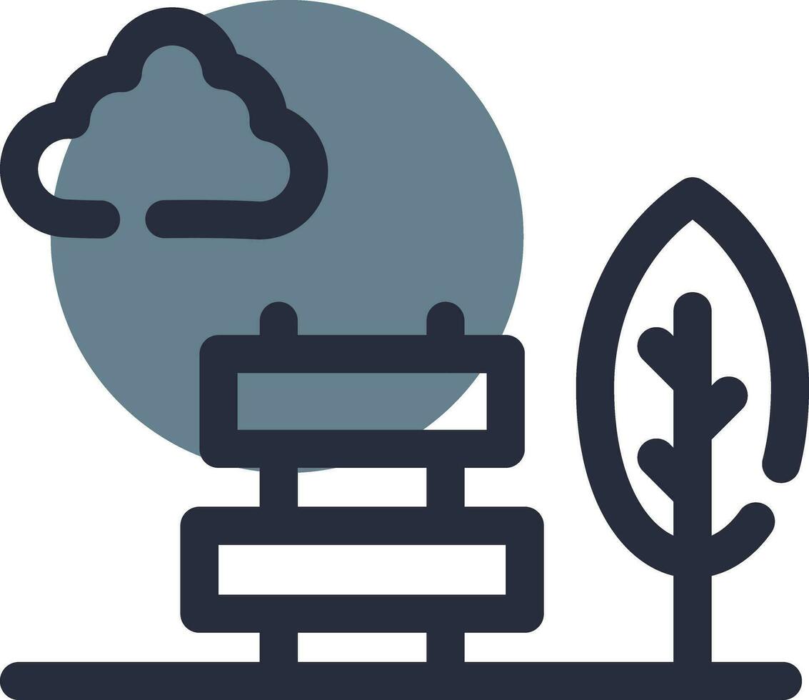 Park Creative Icon Design vector