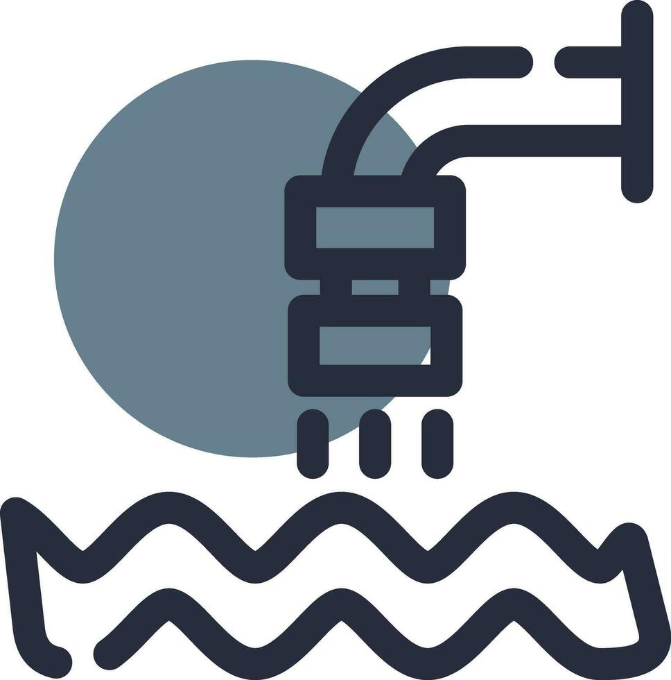 Waste Water Creative Icon Design vector