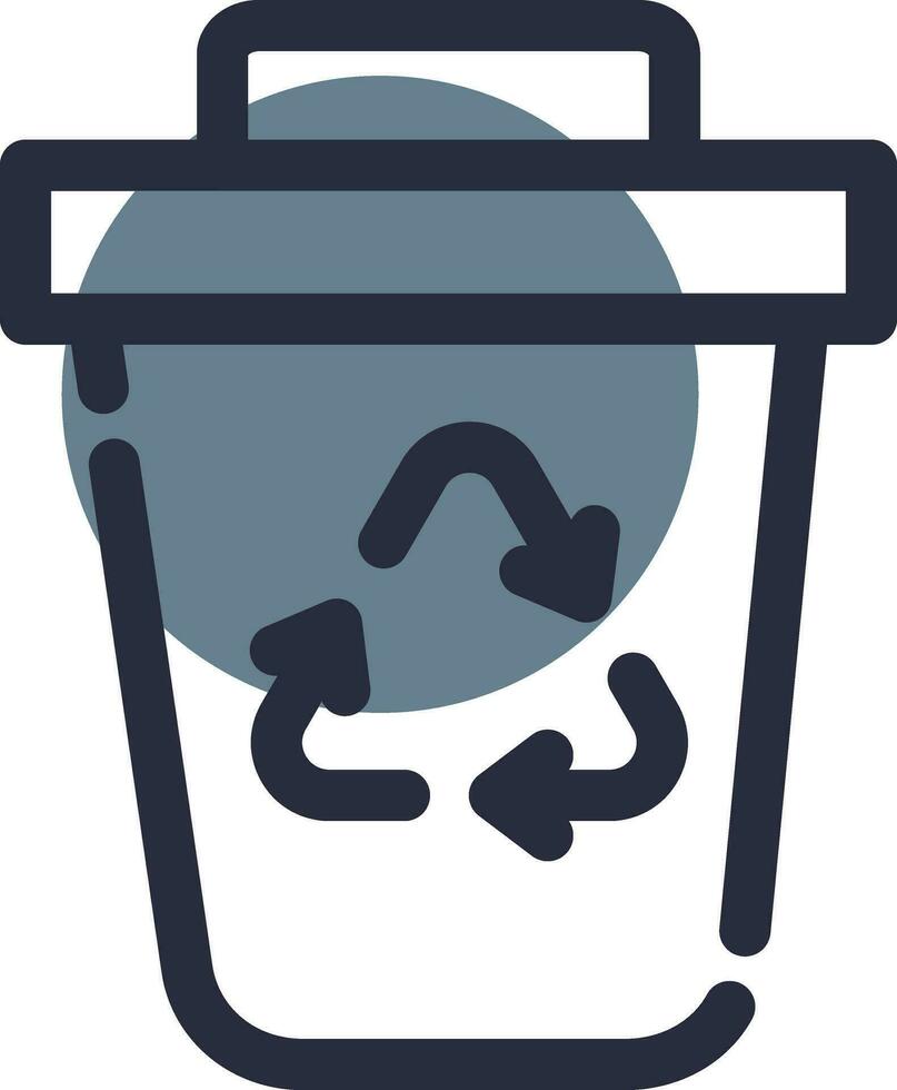 Garbage Creative Icon Design vector