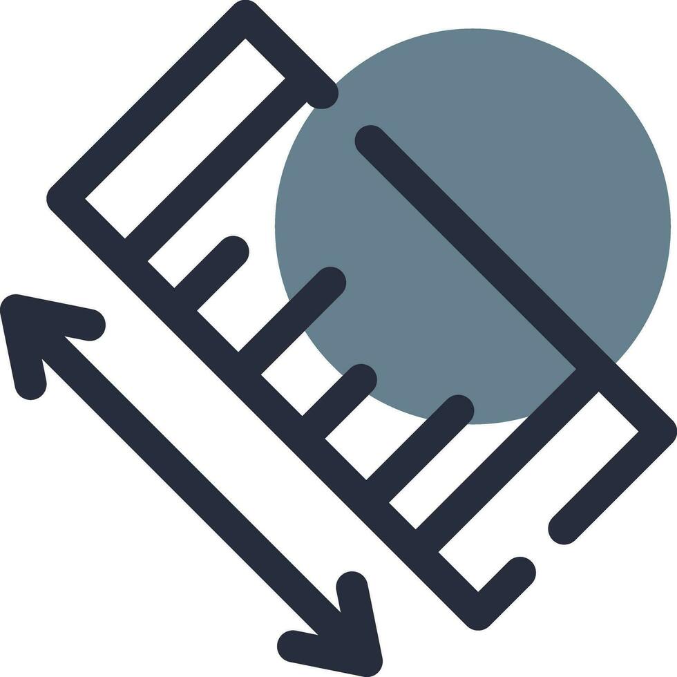 Ruler Creative Icon Design vector
