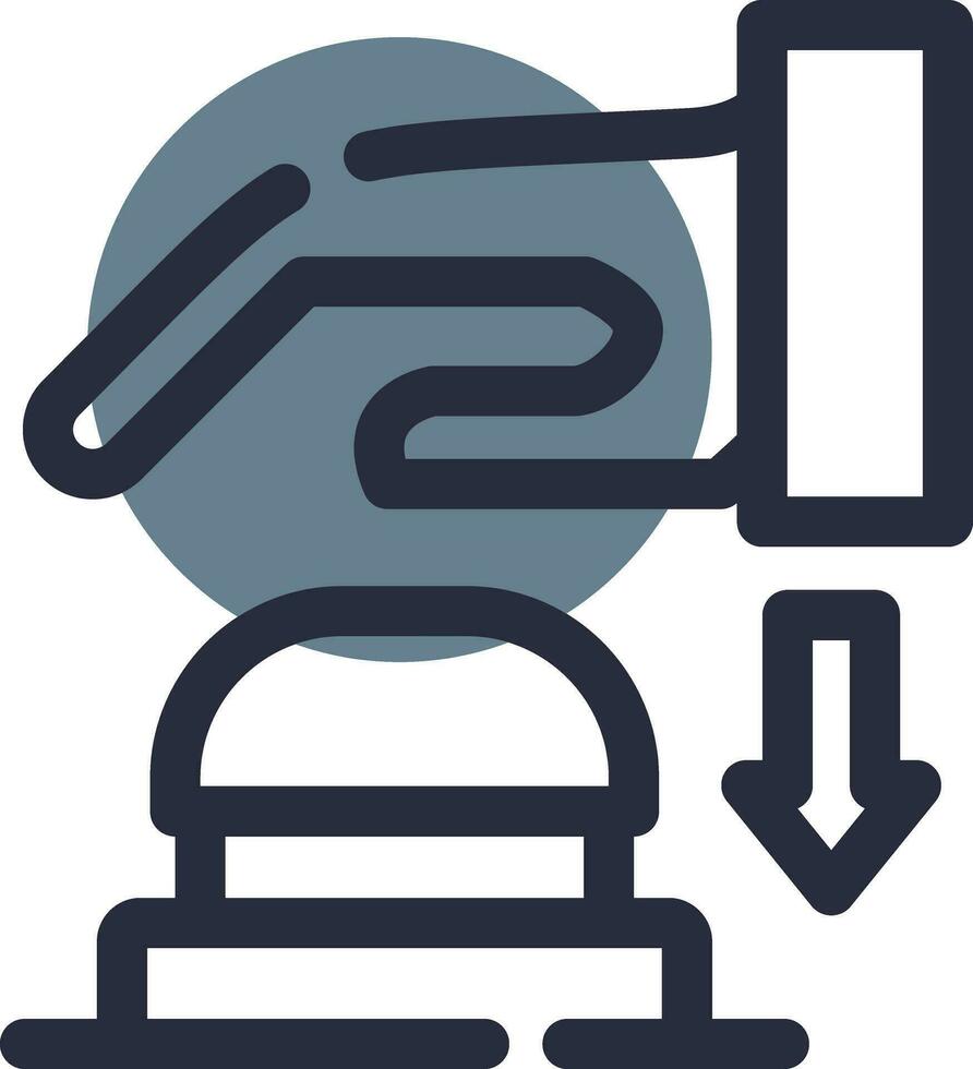 Emergency Button Creative Icon Design vector