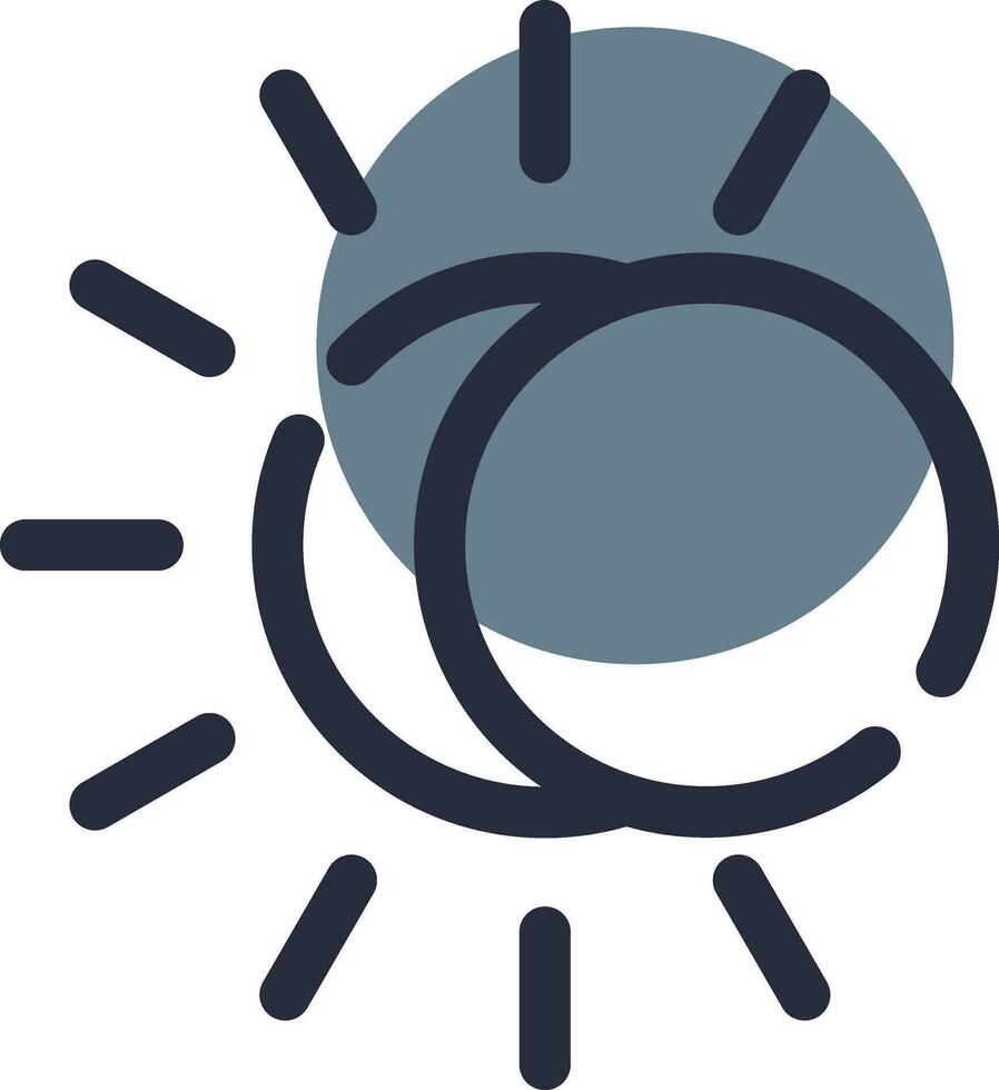 Eclipse Creative Icon Design vector