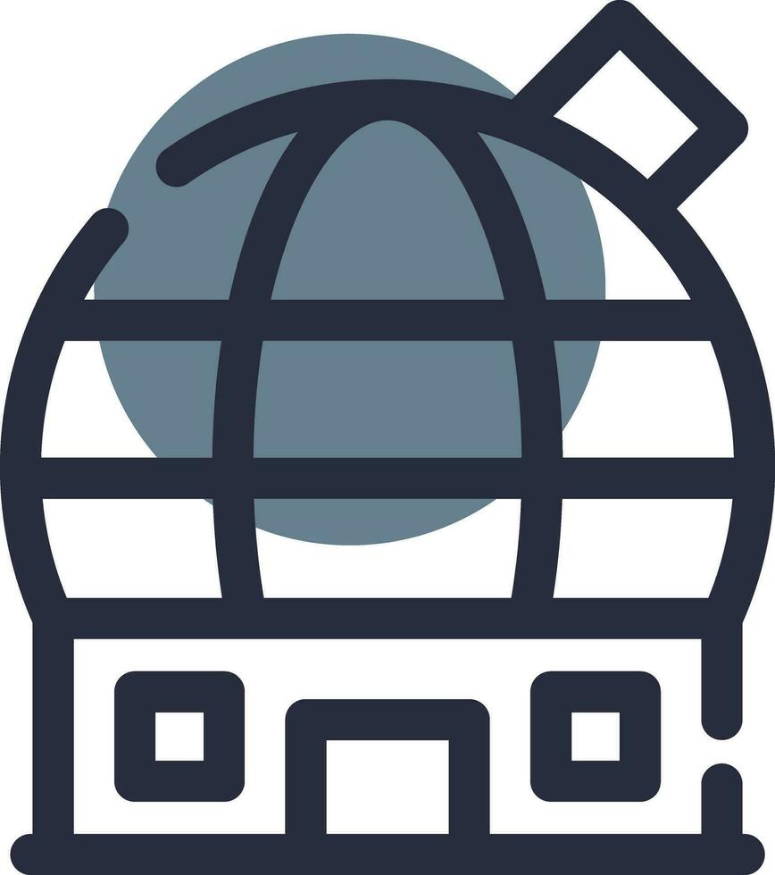 Observatory Creative Icon Design vector