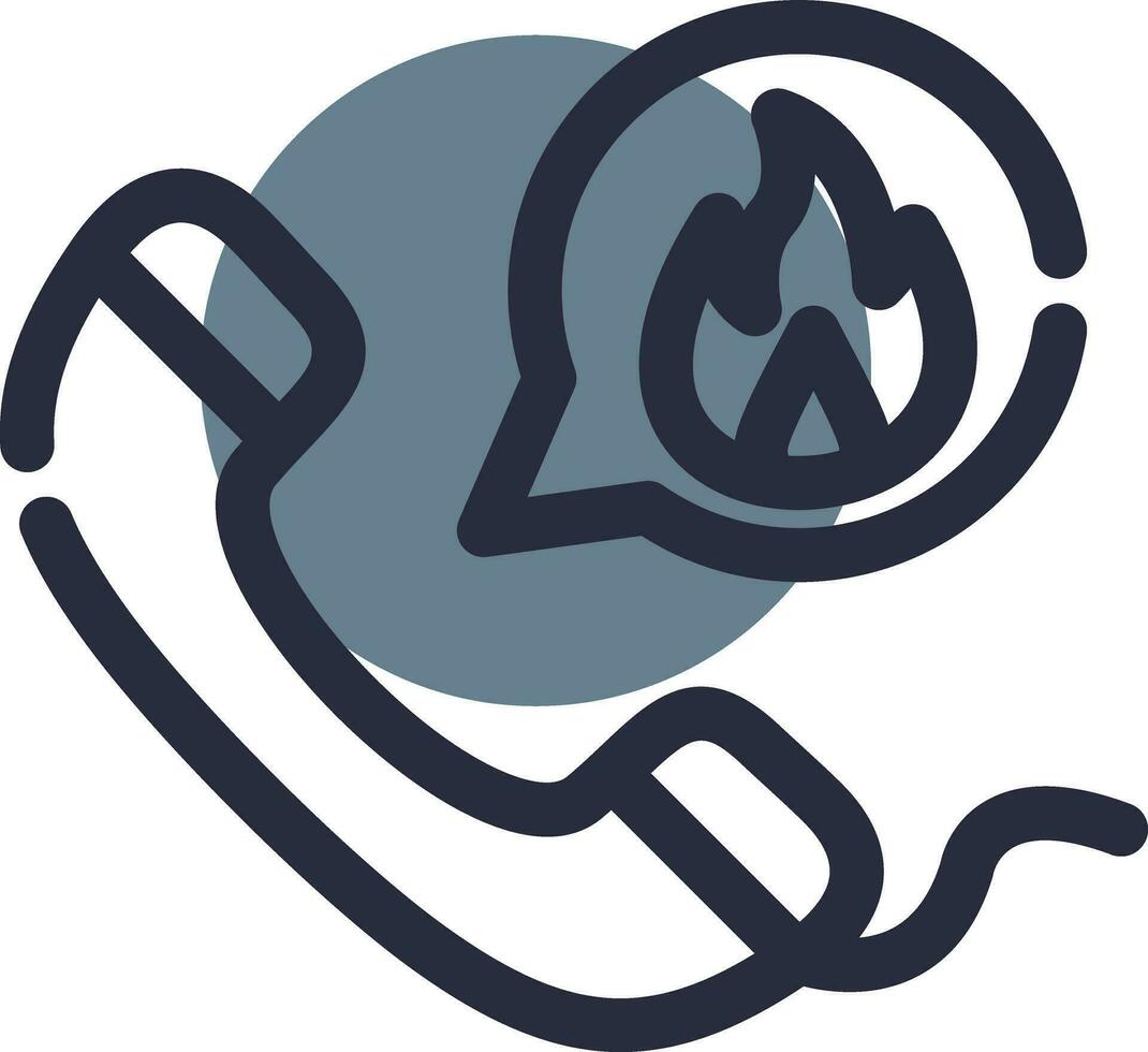 Emergency Call Creative Icon Design vector