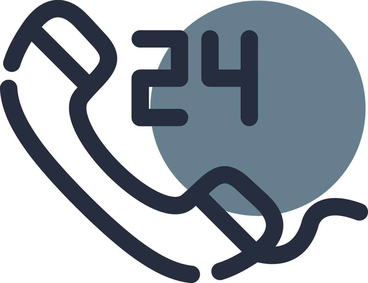 Emergency call Creative Icon Design vector