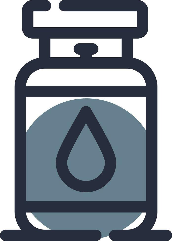 Gas Cylinder Creative Icon Design vector