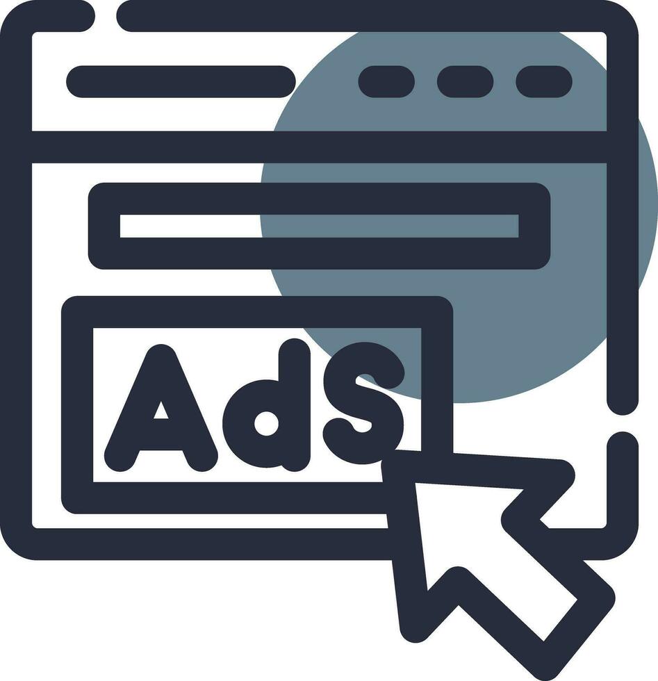 Advertising Creative Icon Design vector