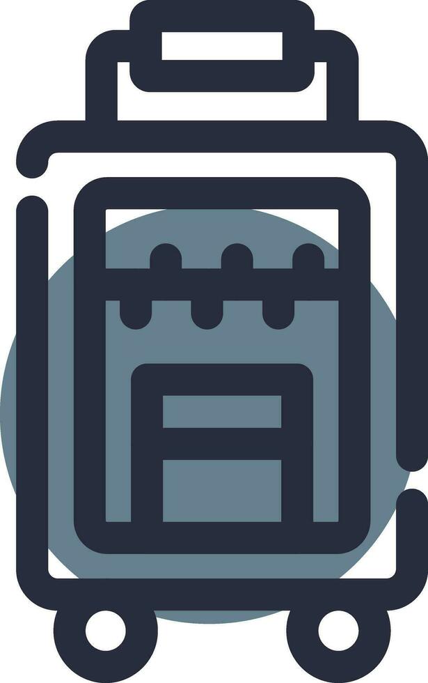 Luggage Creative Icon Design vector