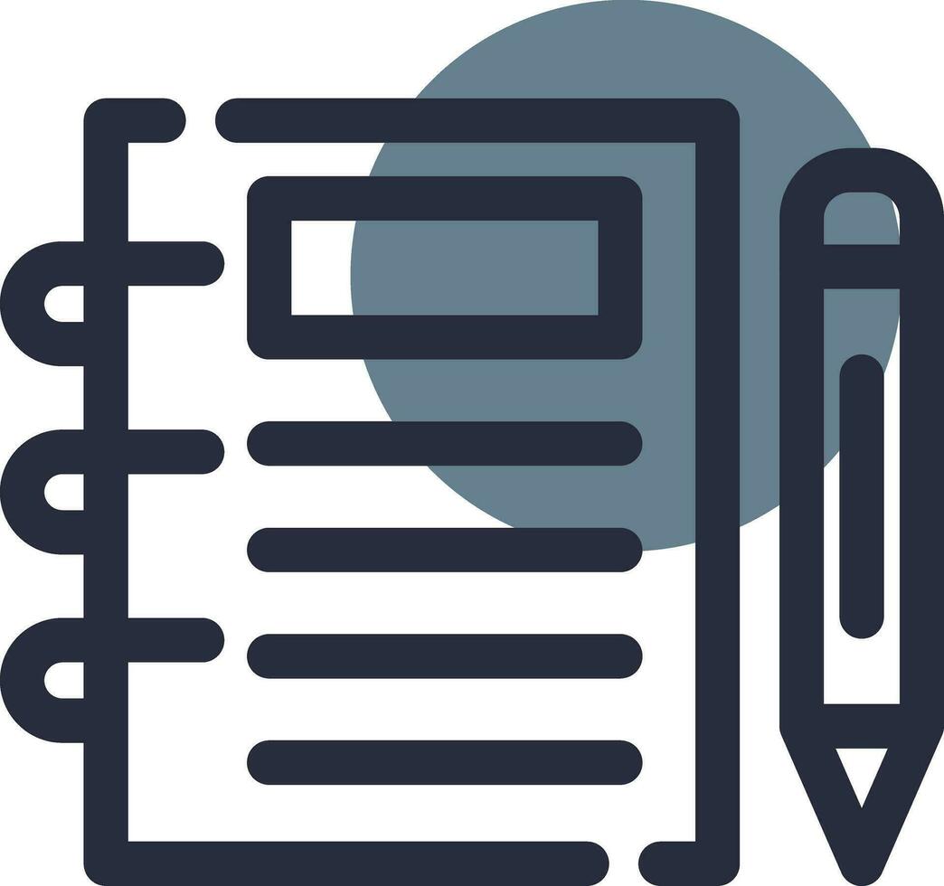 Notebook Creative Icon Design vector