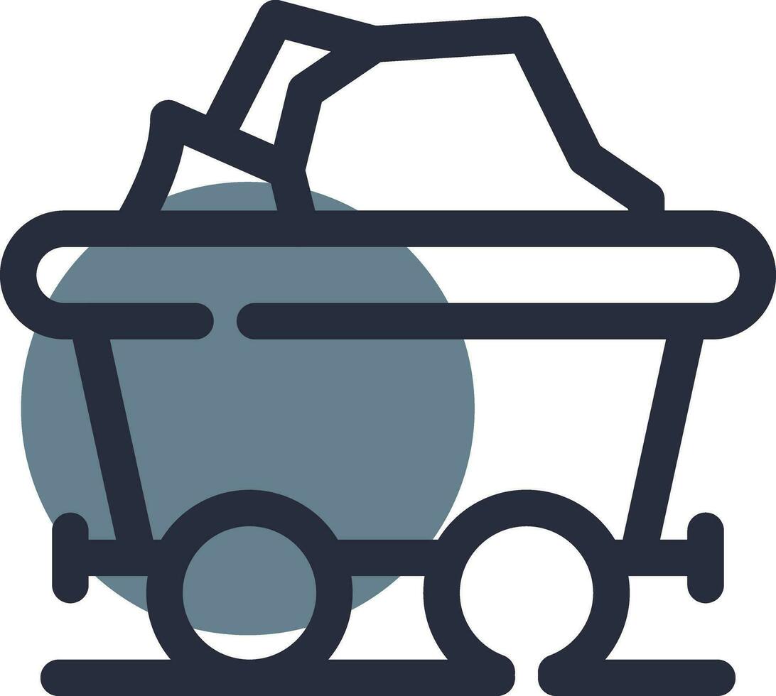 Coal Creative Icon Design vector