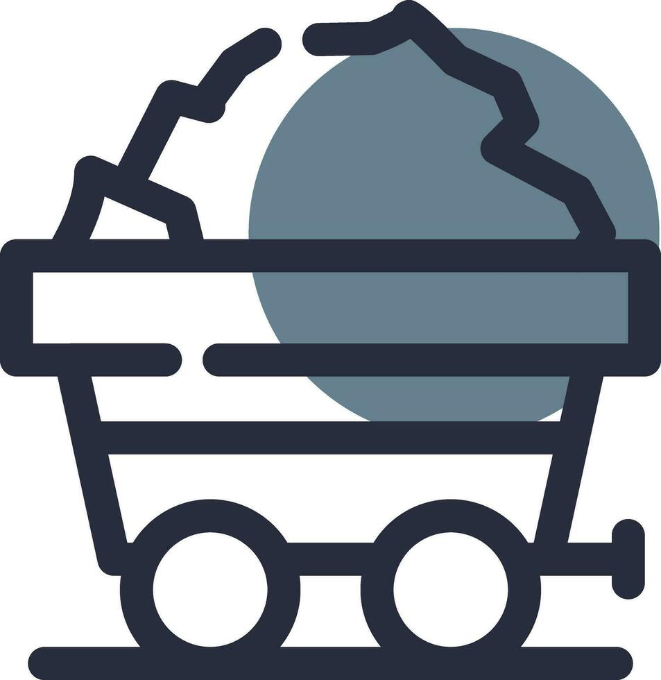Mining Creative Icon Design vector