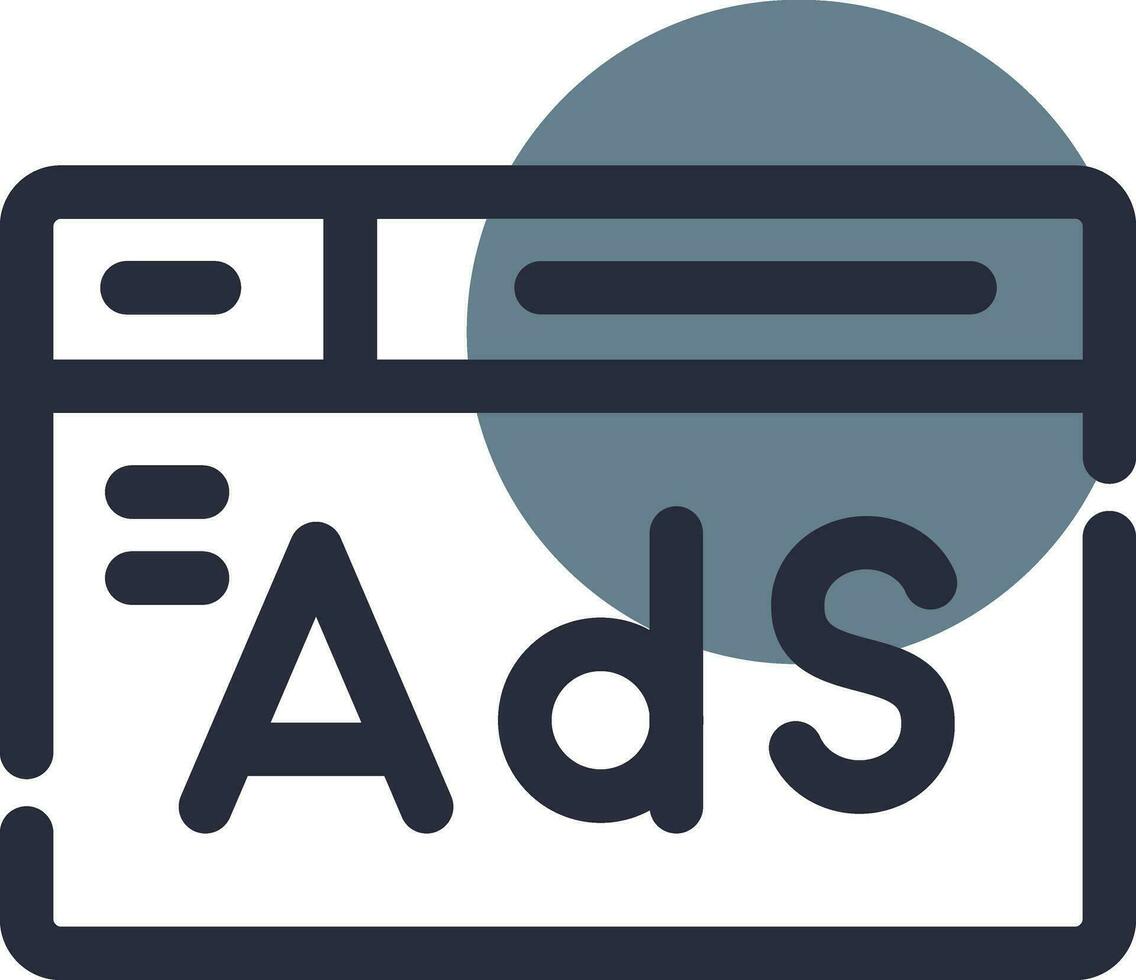 Advertising Creative Icon Design vector