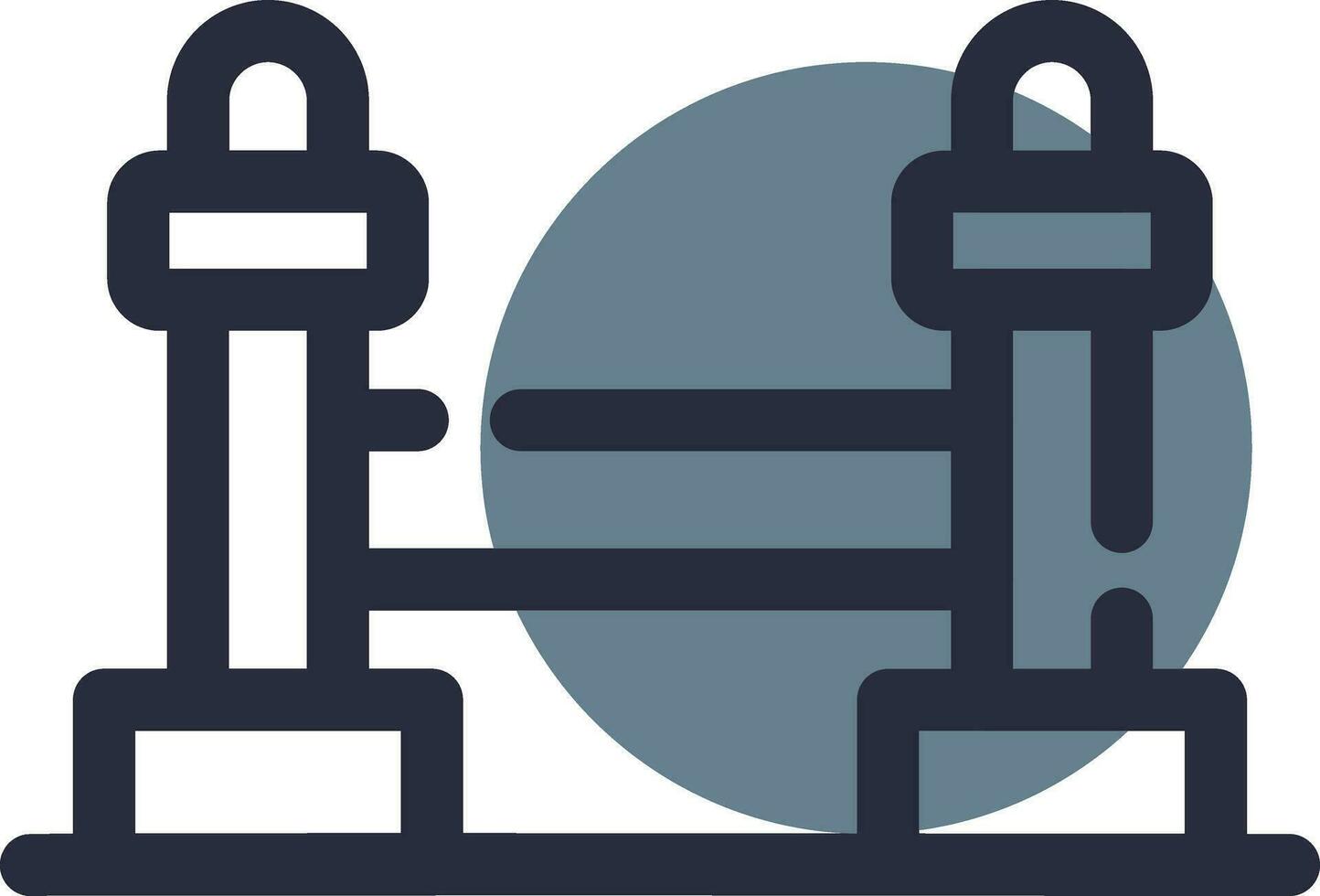 Stanchion Creative Icon Design vector