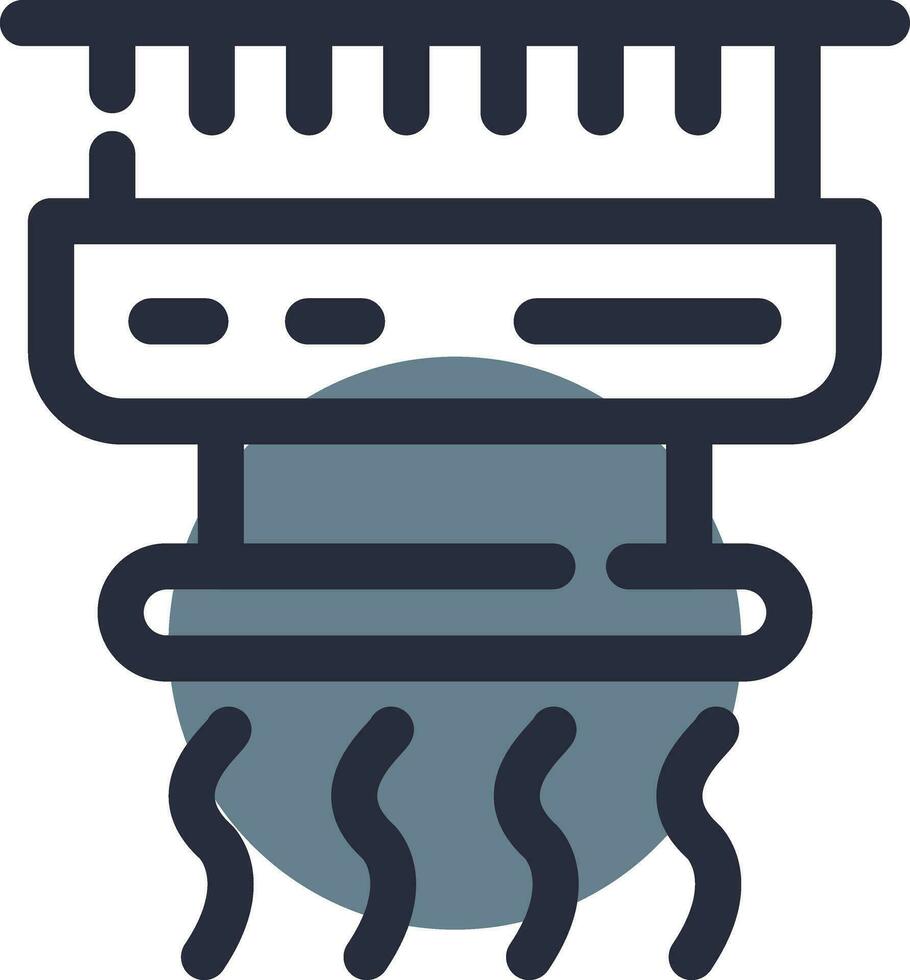 Smoke Detector Creative Icon Design vector