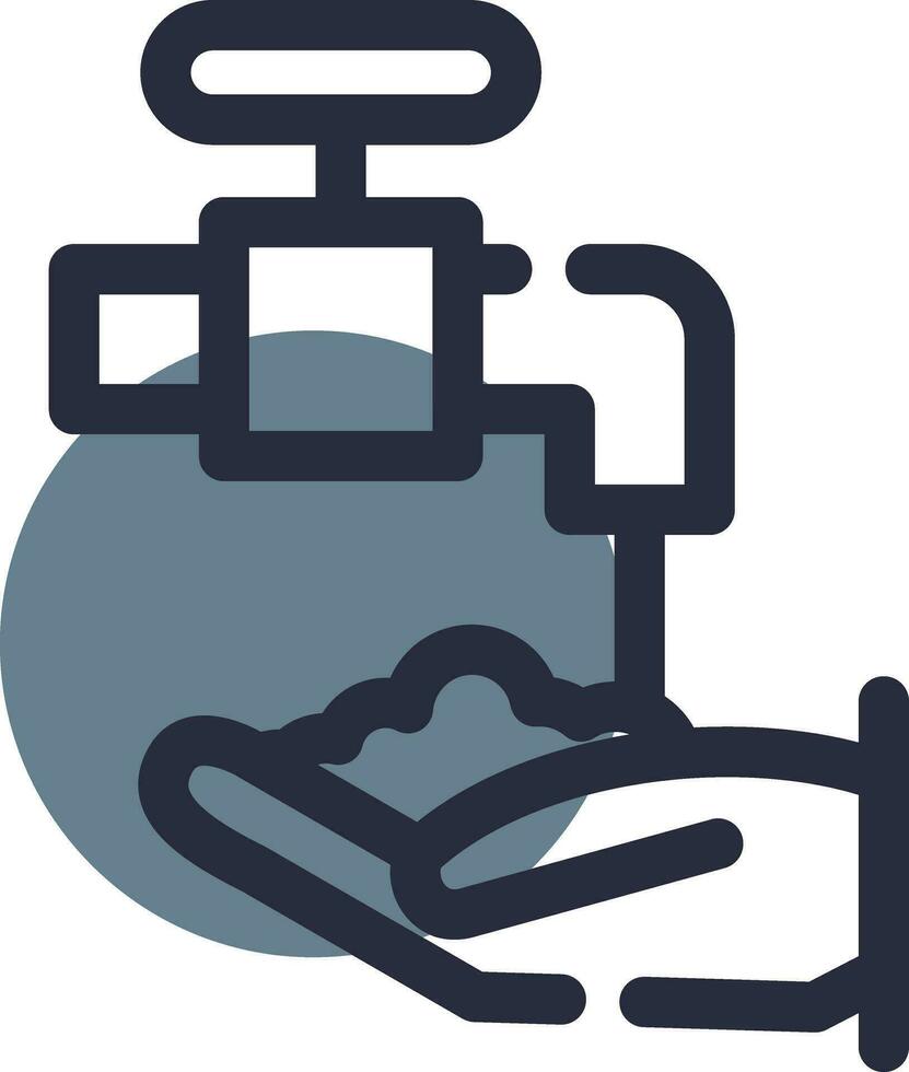 Handwash Creative Icon Design vector