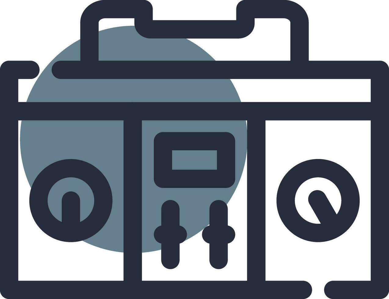 Dj Mixer Creative Icon Design vector