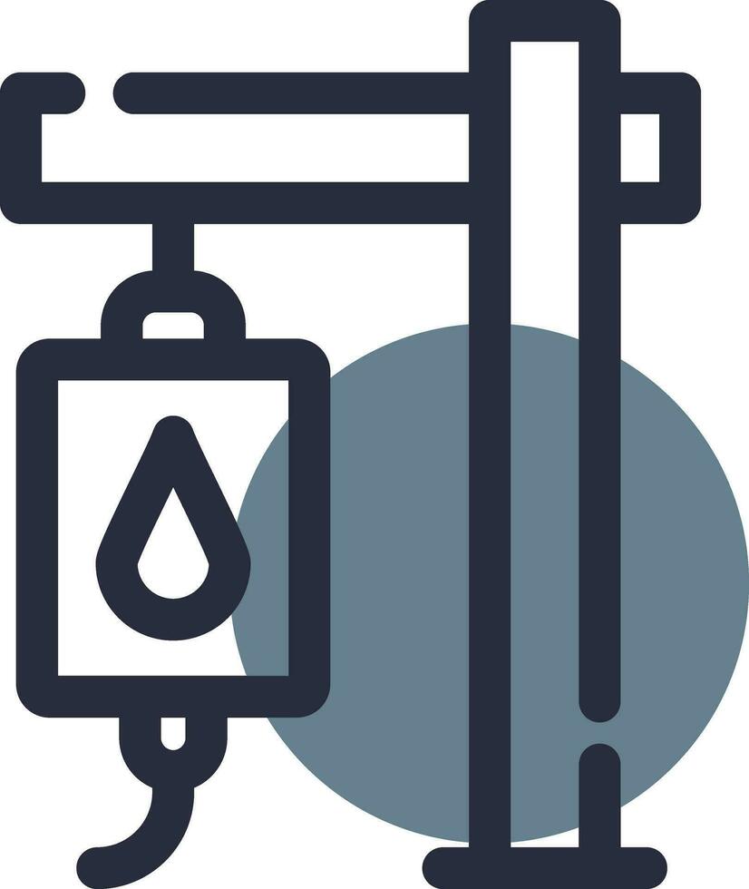 Blood Transfusion Creative Icon Design vector