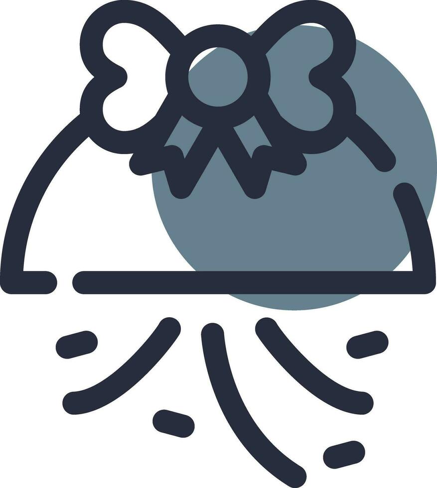 Confetti Ball Creative Icon Design vector