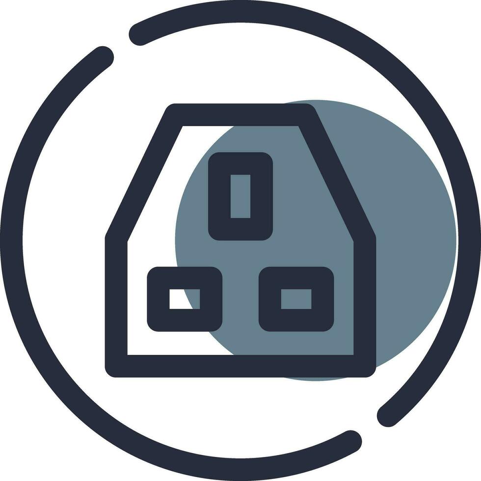 Power Socket Creative Icon Design vector