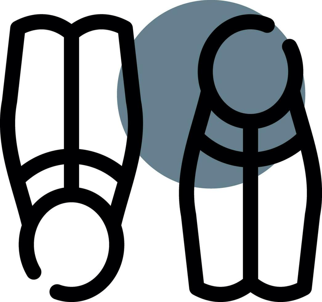 Flippers Creative Icon Design vector