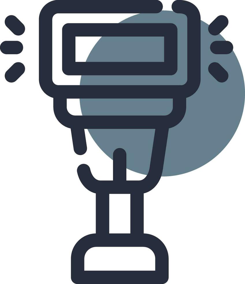 Camera Flash Creative Icon Design vector