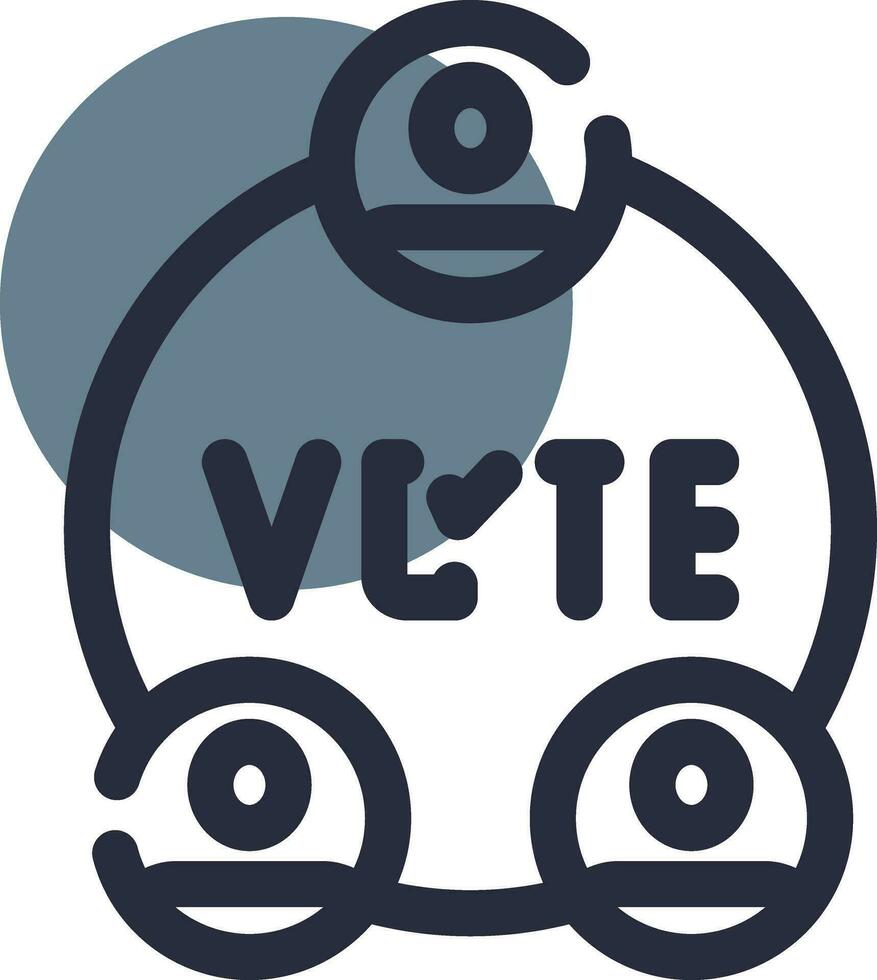 diseño de icono creativo de elecciones vector