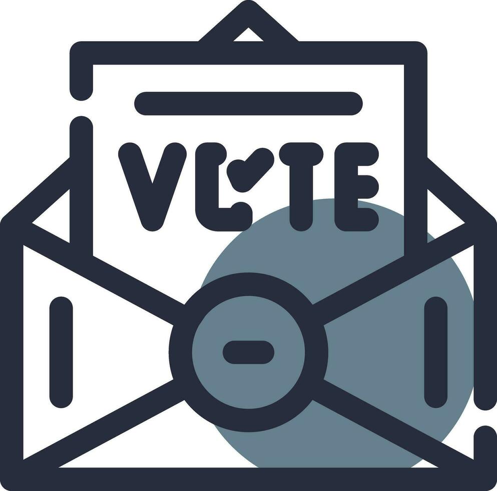 votar diseño de icono creativo vector