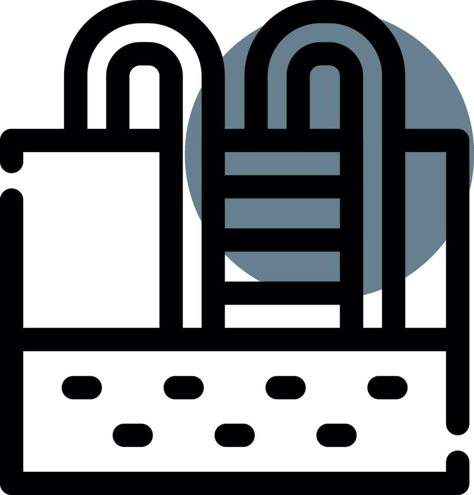 Swimming Pool Creative Icon Design vector