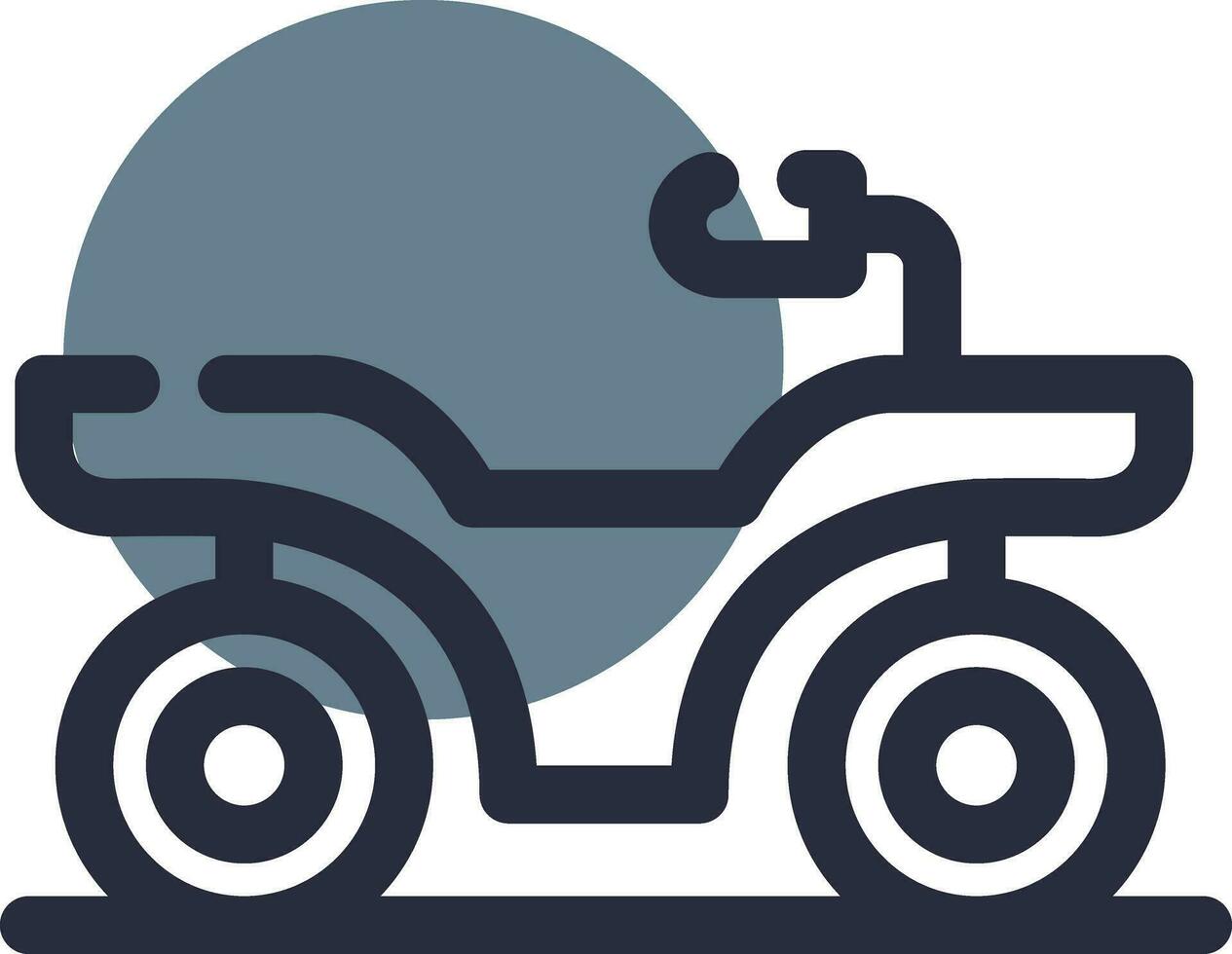 Quad Creative Icon Design vector