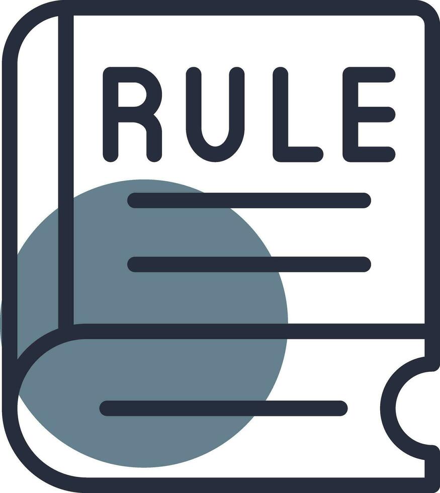 Rule Creative Icon Design vector