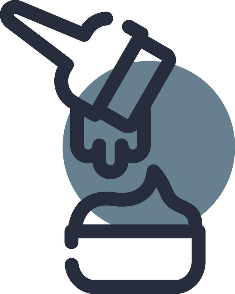 Dye Creative Icon Design vector