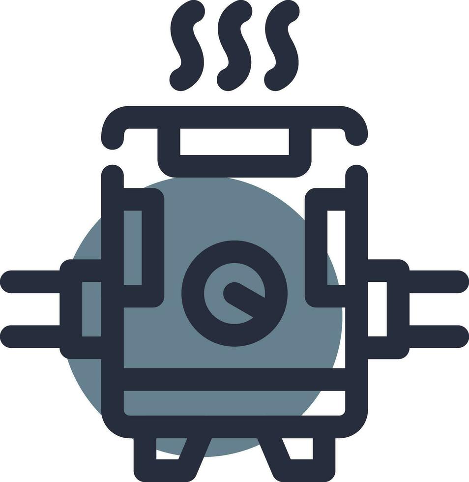 diseño de icono creativo de calentador de agua vector