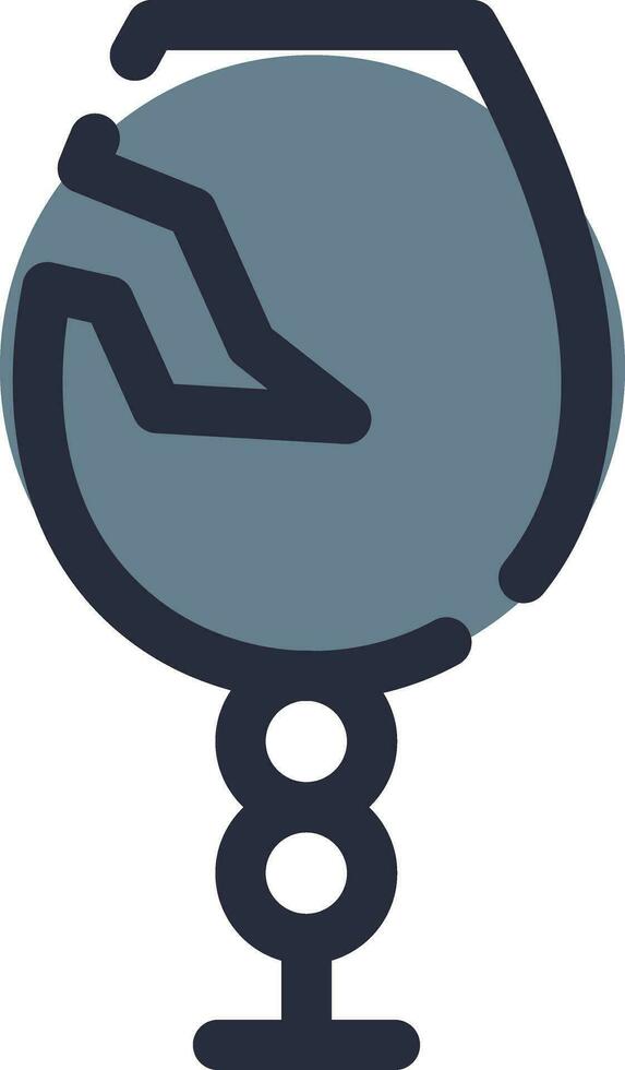 Broken Glass Creative Icon Design vector