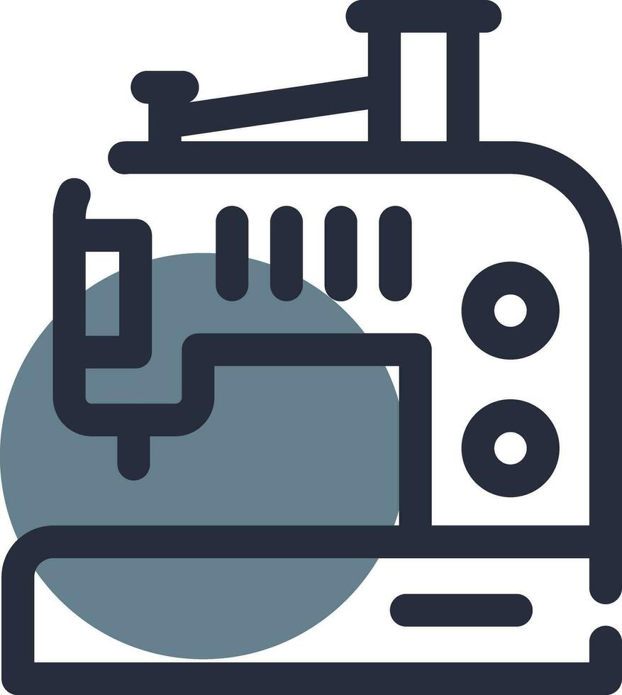 Sewing Machine Creative Icon Design vector