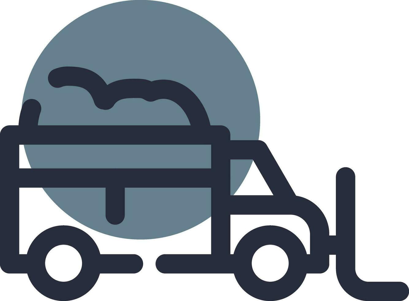 Snowplow Creative Icon Design vector